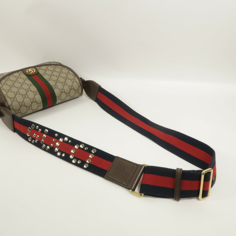 GUCCI 塗層帆布Ophidia small手挽肩背兩用袋-7