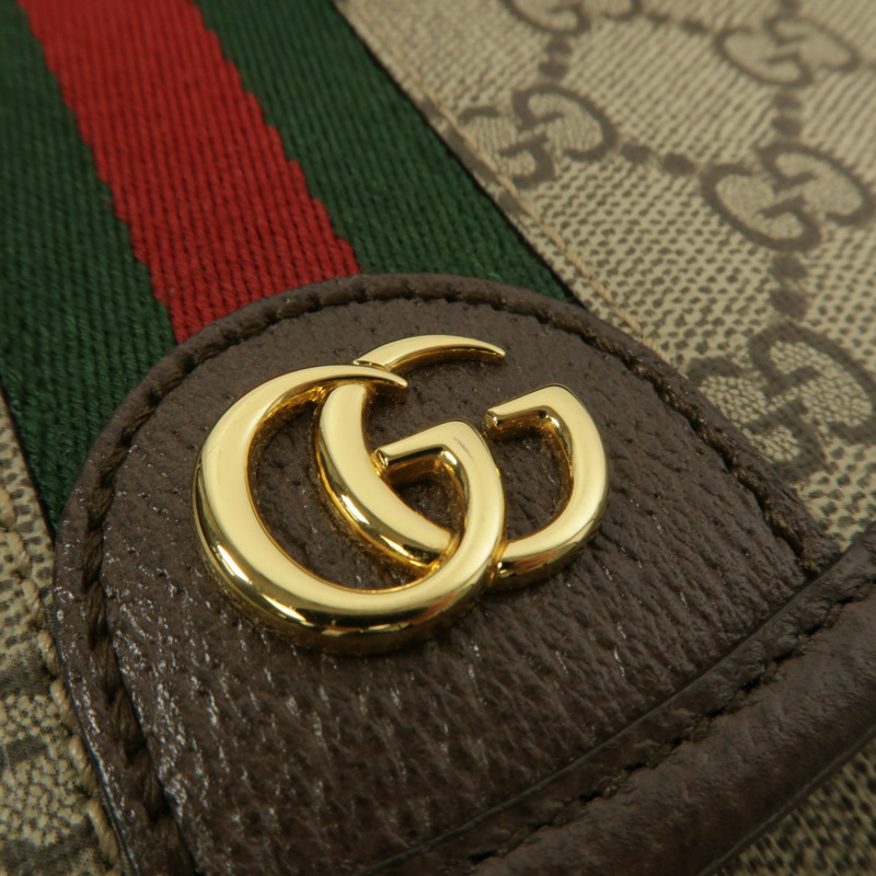 GUCCI 塗層帆布Ophidia small手挽肩背兩用袋-8