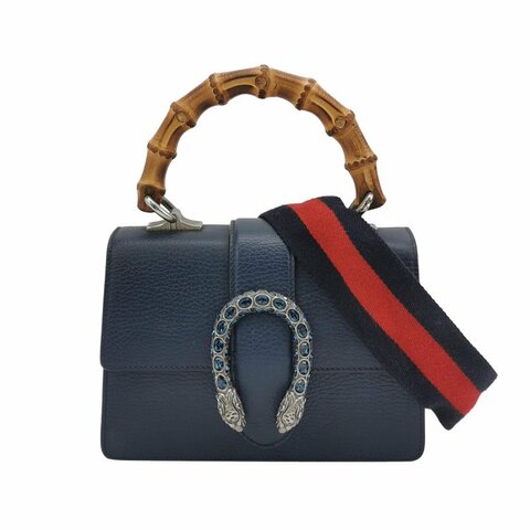 Gucci Dionysus酒神包迷你牛皮純色雙虎頭搭扣斜背包斜背包斜背包