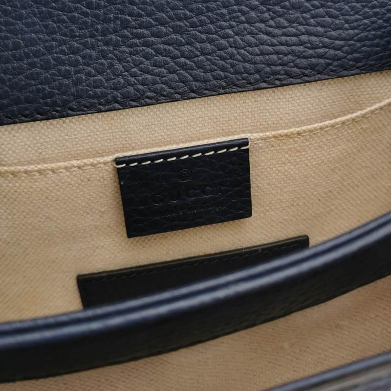 Gucci Dionysus酒神包迷你牛皮純色雙虎頭搭扣斜背包斜背包斜背包-7