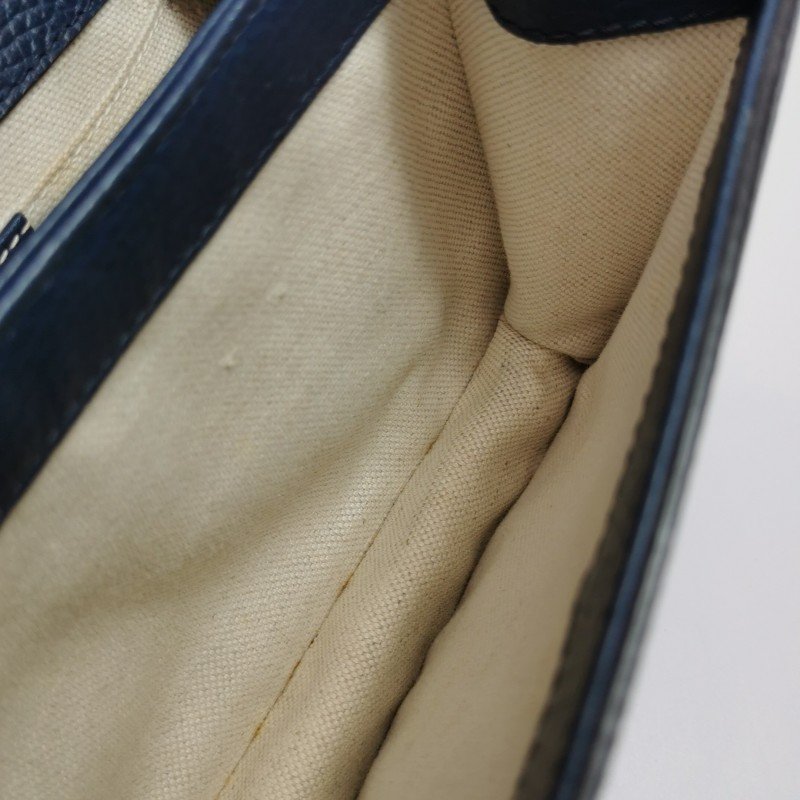 Gucci Dionysus酒神包迷你牛皮純色雙虎頭搭扣斜背包斜背包斜背包-9