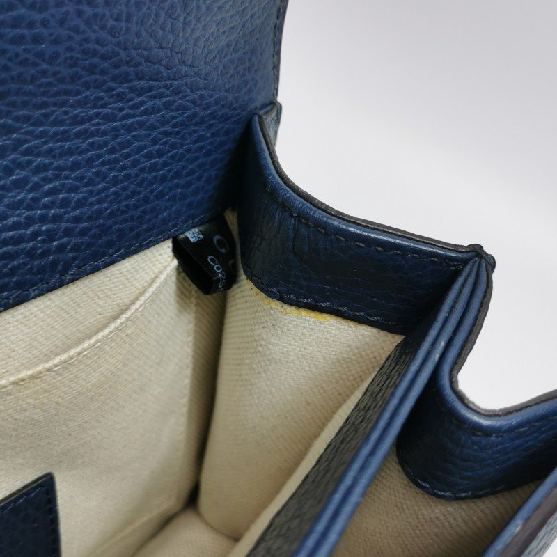 Gucci Dionysus酒神包迷你牛皮純色雙虎頭搭扣斜背包斜背包斜背包-10