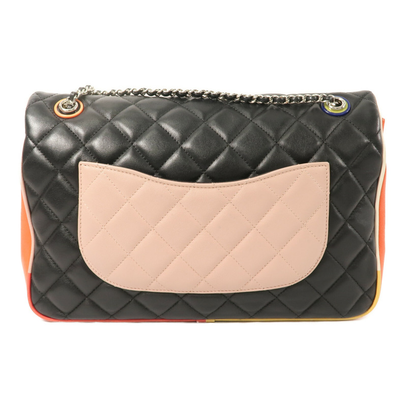 CHANEL 羊皮皮革Flap Bag Cuba鏈帶肩背袋-1