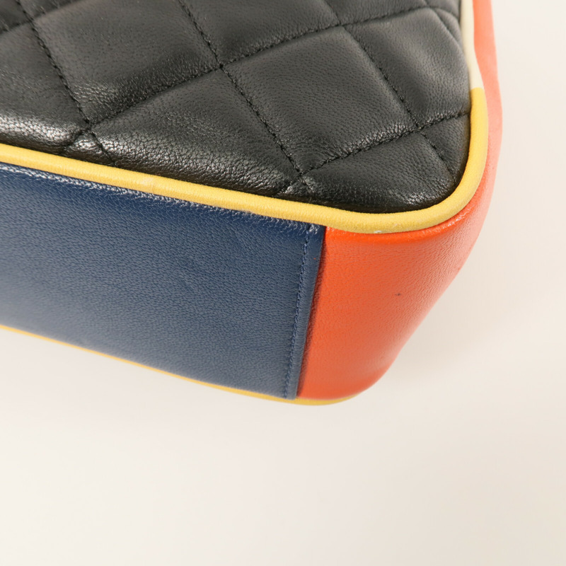 CHANEL 羊皮皮革Flap Bag Cuba鏈帶肩背袋-13