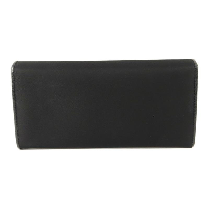PRADA 尼龍/Saffiano皮革Long Wallet長錢包-1