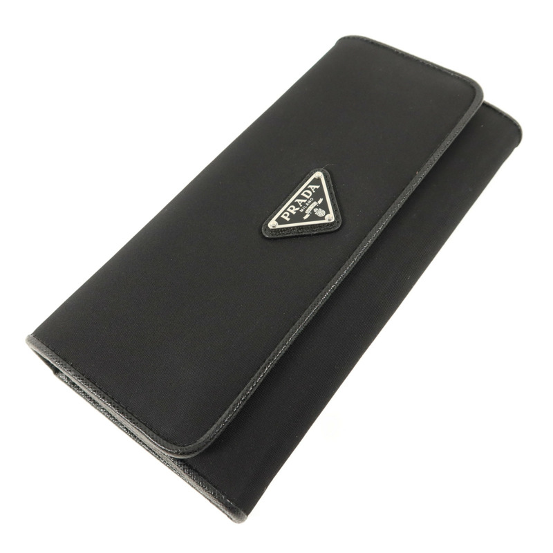 PRADA 尼龍/Saffiano皮革Long Wallet長錢包-2