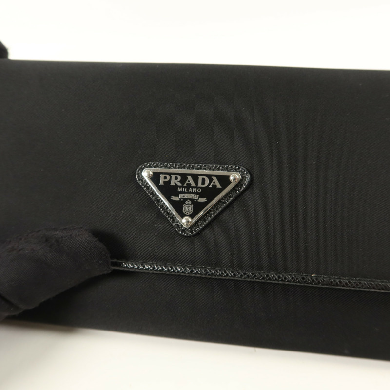 PRADA 尼龍/Saffiano皮革Long Wallet長錢包-7