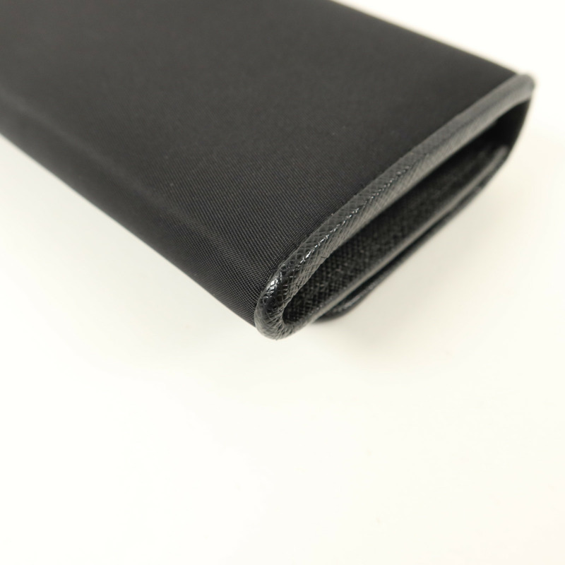 PRADA 尼龍/Saffiano皮革Long Wallet長錢包-11