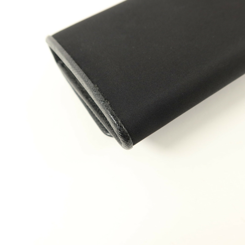 PRADA 尼龍/Saffiano皮革Long Wallet長錢包-12