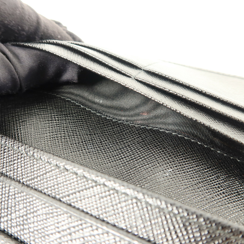 PRADA 尼龍/Saffiano皮革Long Wallet長錢包-13