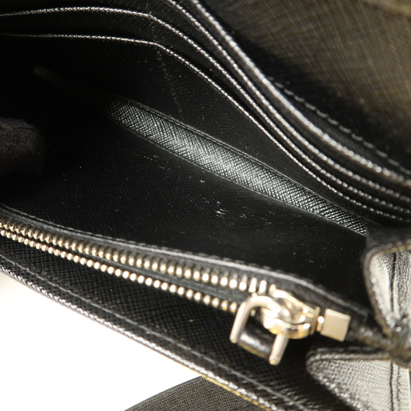 PRADA 尼龍/Saffiano皮革Long Wallet長錢包-14