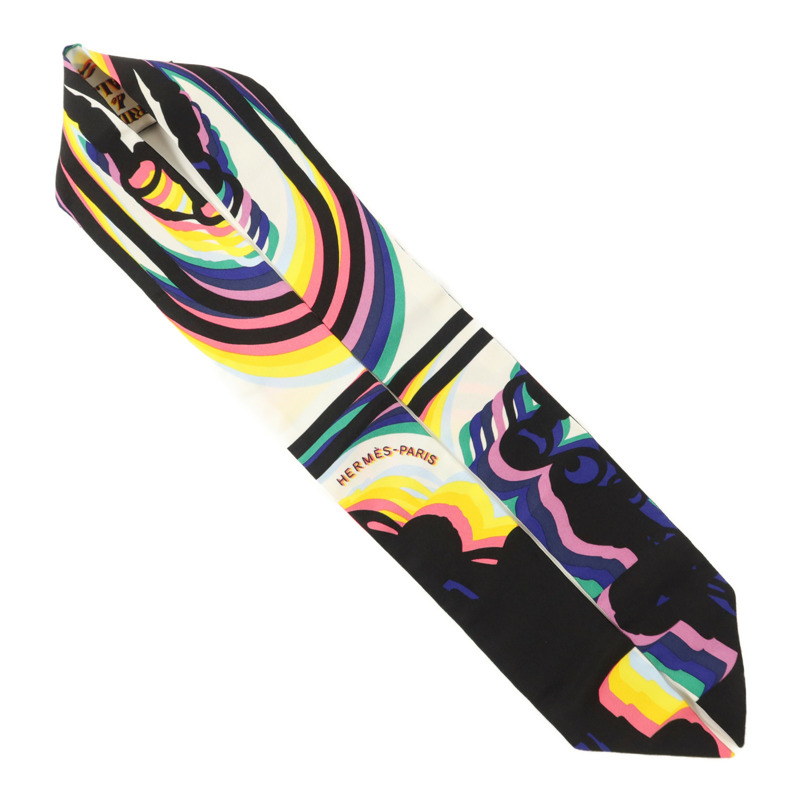 HERMES 絲質Twilly絲巾-3