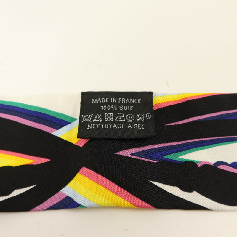 HERMES 絲質Twilly絲巾-6