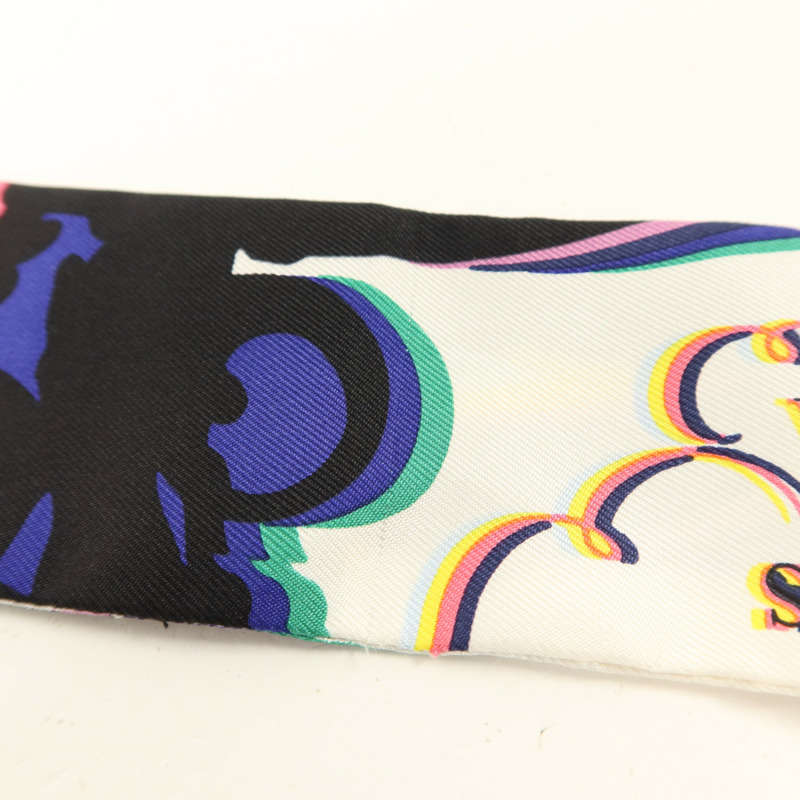 HERMES 絲質Twilly絲巾-9
