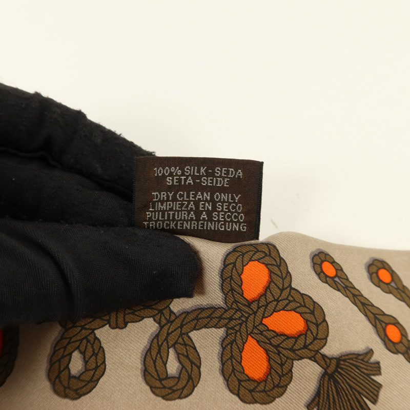 HERMES 絲質Twilly絲巾-7