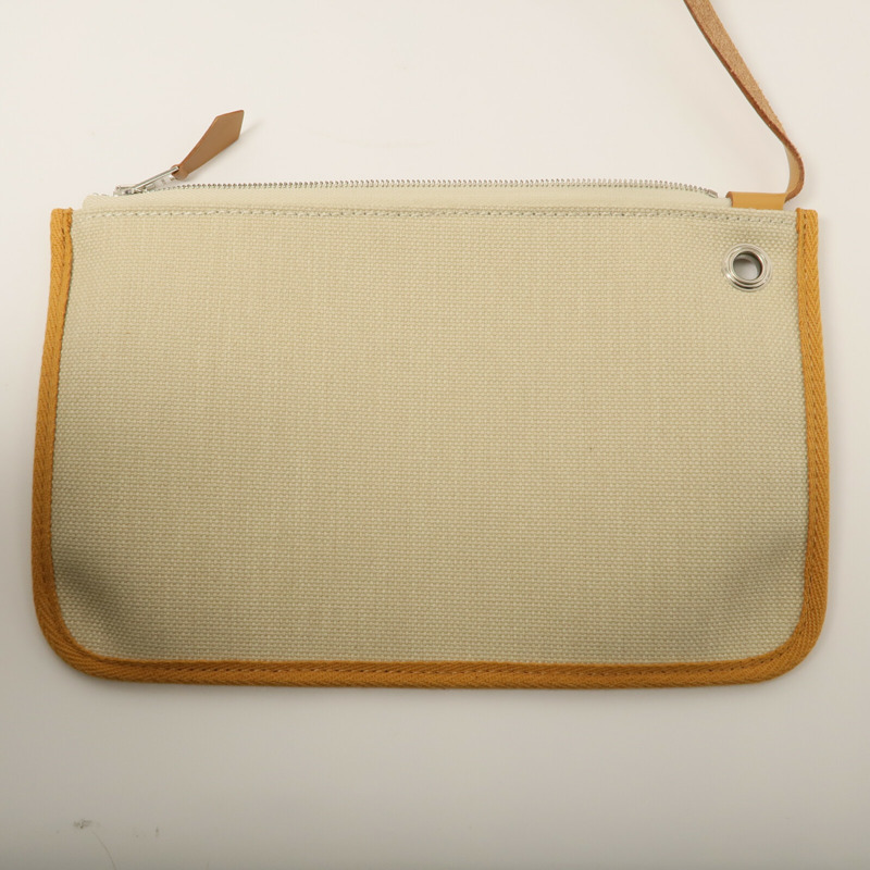 HERMES Toile H帆布Herbag PM手挽肩背兩用袋Beton/Fauve-8