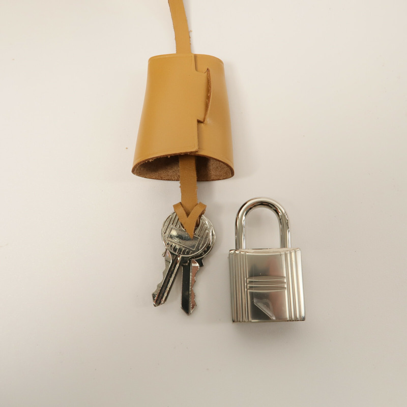 HERMES Toile H帆布Herbag PM手挽肩背兩用袋Beton/Fauve-9