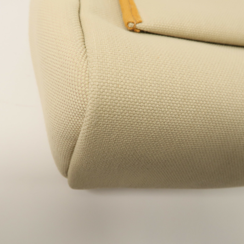 HERMES Toile H帆布Herbag PM手挽肩背兩用袋Beton/Fauve-14