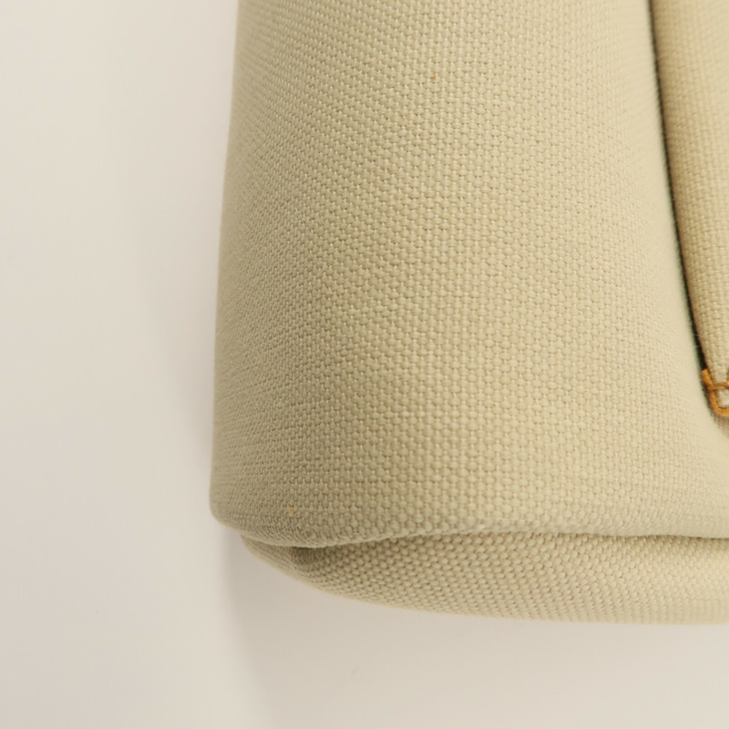 HERMES Toile H帆布Herbag PM手挽肩背兩用袋Beton/Fauve-15