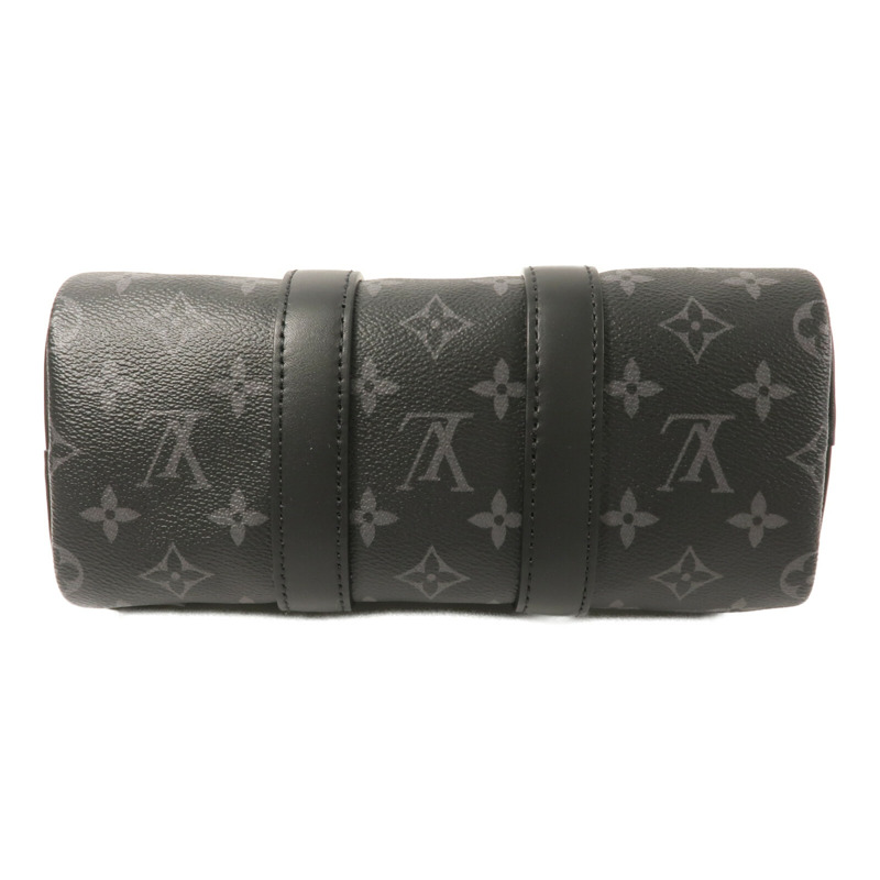 LOUIS VUITTON Monogram Eclipse Keepall Bandouliere 25手挽肩背兩用袋-3