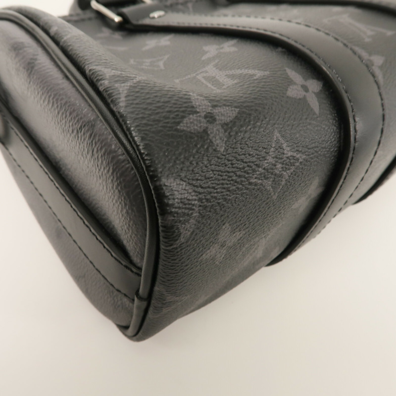 LOUIS VUITTON Monogram Eclipse Keepall Bandouliere 25手挽肩背兩用袋-10