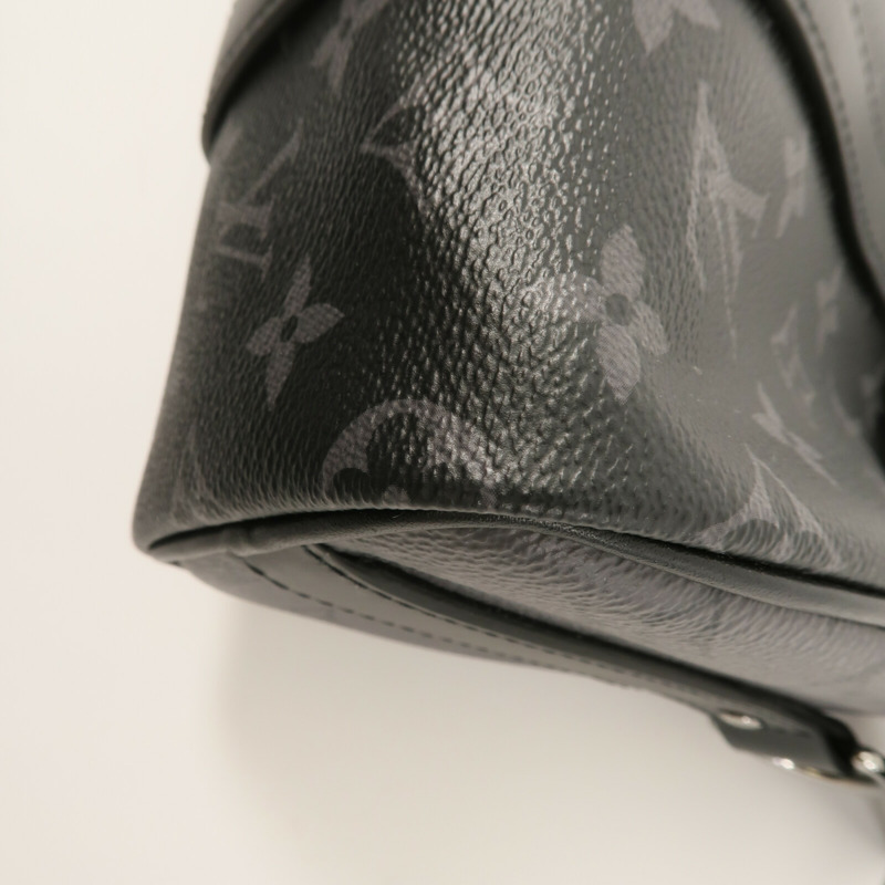 LOUIS VUITTON Monogram Eclipse Keepall Bandouliere 25手挽肩背兩用袋-13