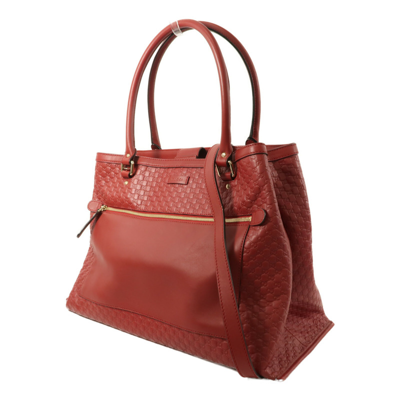 GUCCI 牛皮皮革2 Way Shoulder手挽肩背兩用袋-2