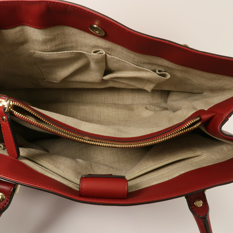 GUCCI 牛皮皮革2 Way Shoulder手挽肩背兩用袋-4