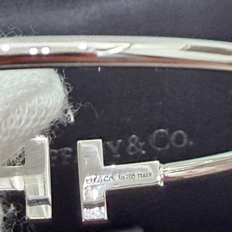 Tiffany & Co. 蒂芙尼 Wire 鑽石線圈手鏈 白金 X-small-16