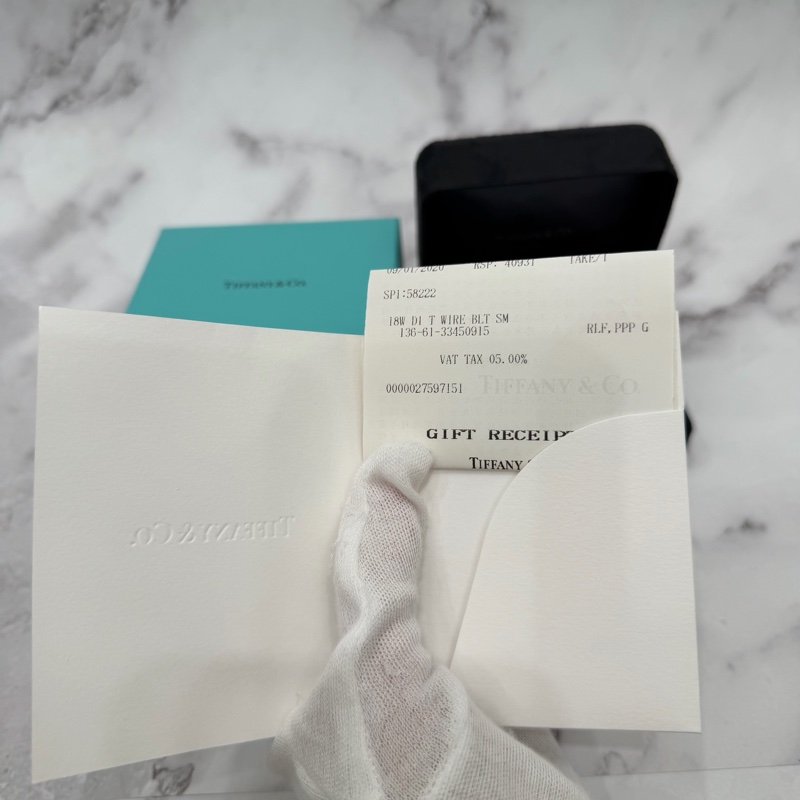 Tiffany & Co. 蒂芙尼 Wire 鑽石線圈手鏈 白金 X-small-19