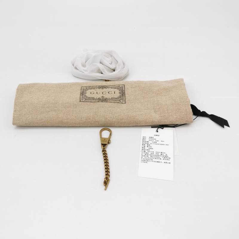 Gucci GG Marmont小號牛皮V紋絎縫雙G標誌斜背包單肩包-8