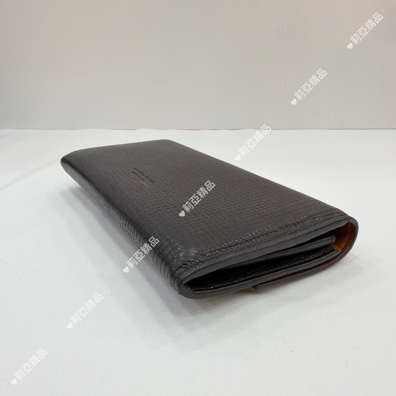 莉亞精品♡ Bv黑色牛皮長夾 二手-4