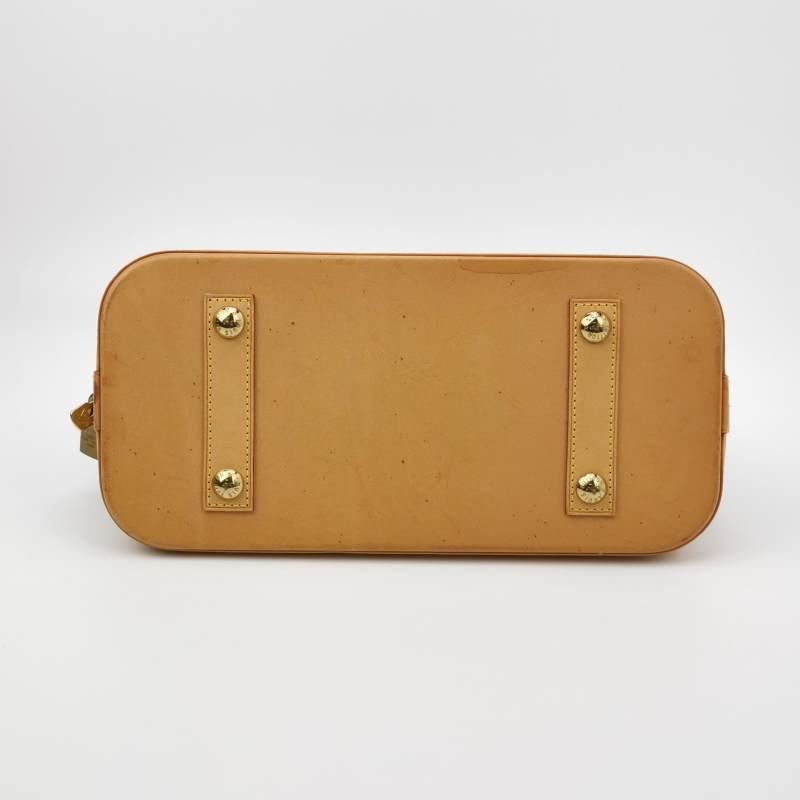 Louis Vuitton (LV) Alma小號植鞣革Monogram印花貝殼包手提包-5