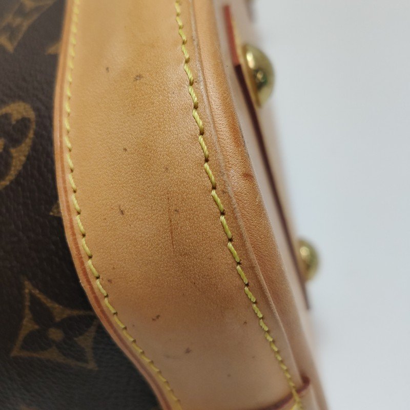 Louis Vuitton (LV) Alma小號植鞣革Monogram印花貝殼包手提包-13