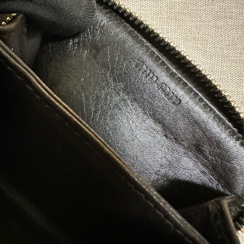 miu miu 棕色鱷魚皮壓紋小零錢包-17