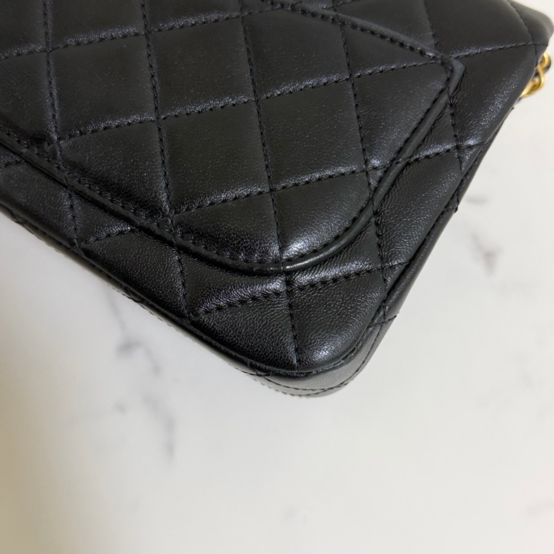 香奈兒 CF17 黑色 金球方胖子 晶片款-21