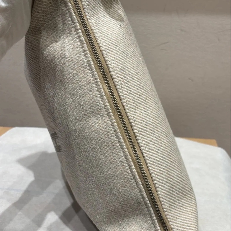 【幾乎全新】Hermes愛馬仕 Bride-a-Brac 米灰色飯盒包 小號 尺寸約21x12x17-8