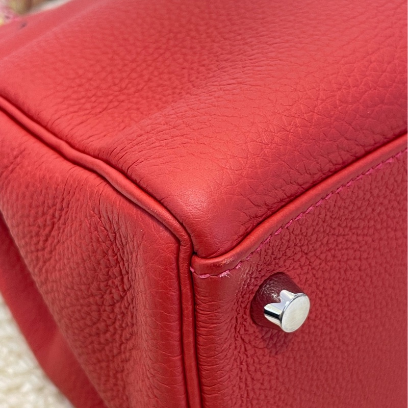Hermes 紅色 kelly32愛馬仕 尺寸:T刻 32*23*10.5-7