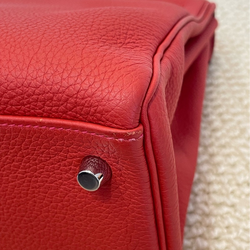 Hermes 紅色 kelly32愛馬仕 尺寸:T刻 32*23*10.5-8
