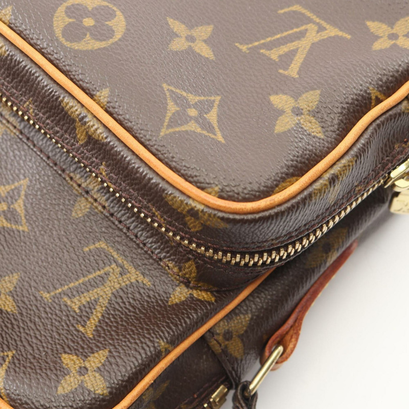 路易威登 Amazon Monogram 肩背包/手提包，塗層帆布和皮革，女士，棕色，M45236-6