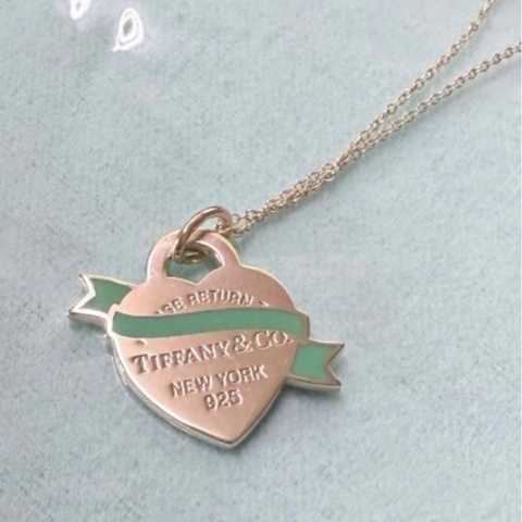 Tiffany&Co. 銀製緞帶項鍊