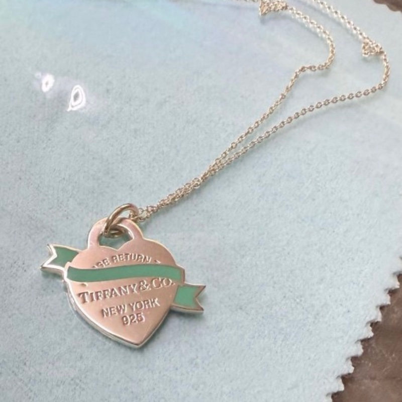 Tiffany&Co. 銀製緞帶項鍊-2