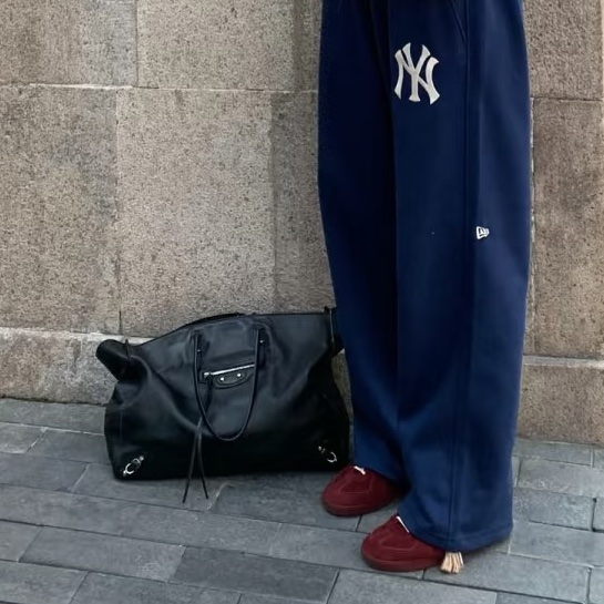 BALENCIAGA巴黎世家Papier系列大號黑色機車托特包🛵🛵-7