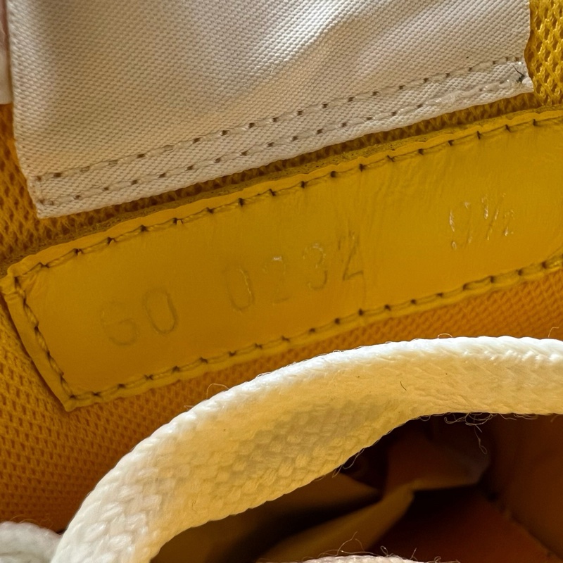 Louis Vuitton路易威登 trainer 白黃魔術貼 43.5碼-7