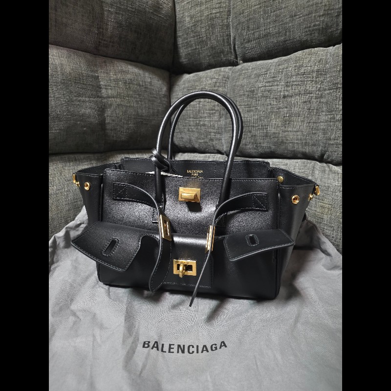 [全新] Balenciaga 巴黎世家 Bel air 黑金 mini-0