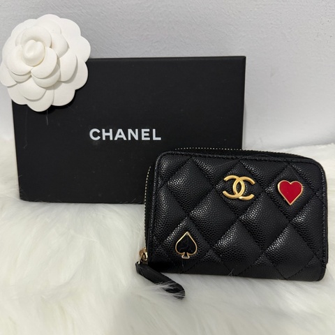 Chanel撲克牌零錢包