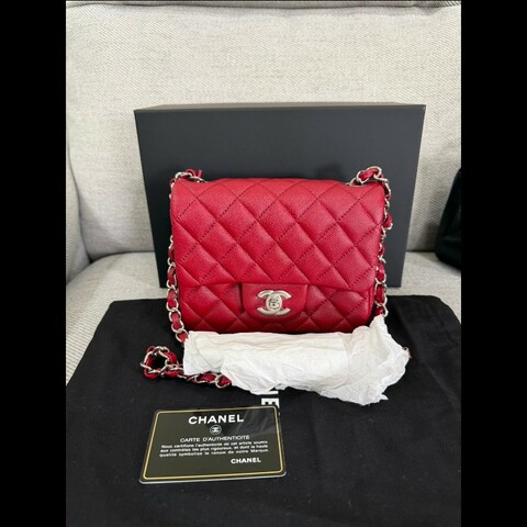 香奈兒經典cf17荔枝牛皮