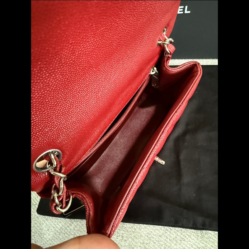 香奈兒經典cf17荔枝牛皮-2