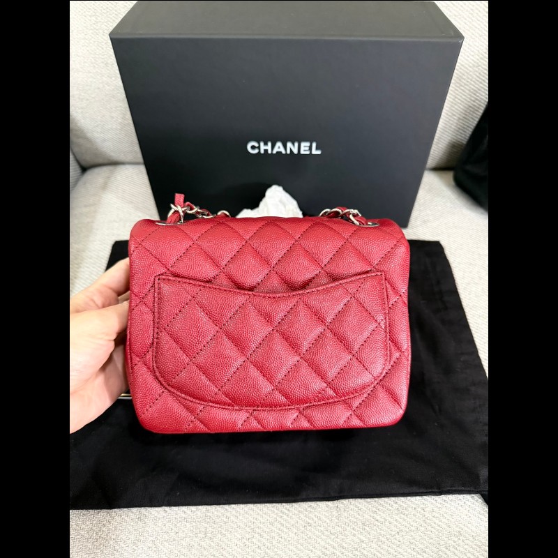 香奈兒經典cf17荔枝牛皮-6