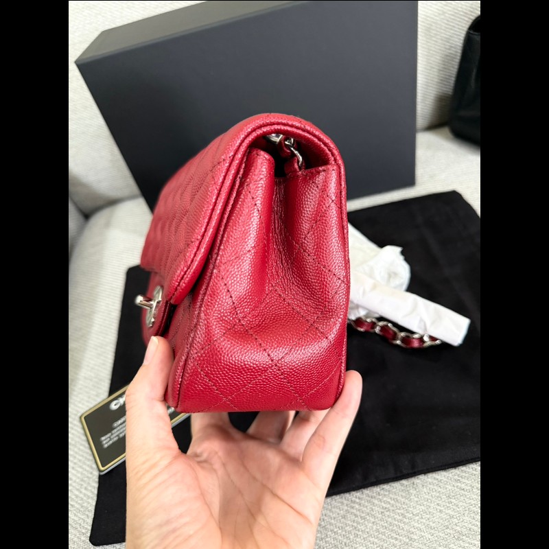 香奈兒經典cf17荔枝牛皮-7